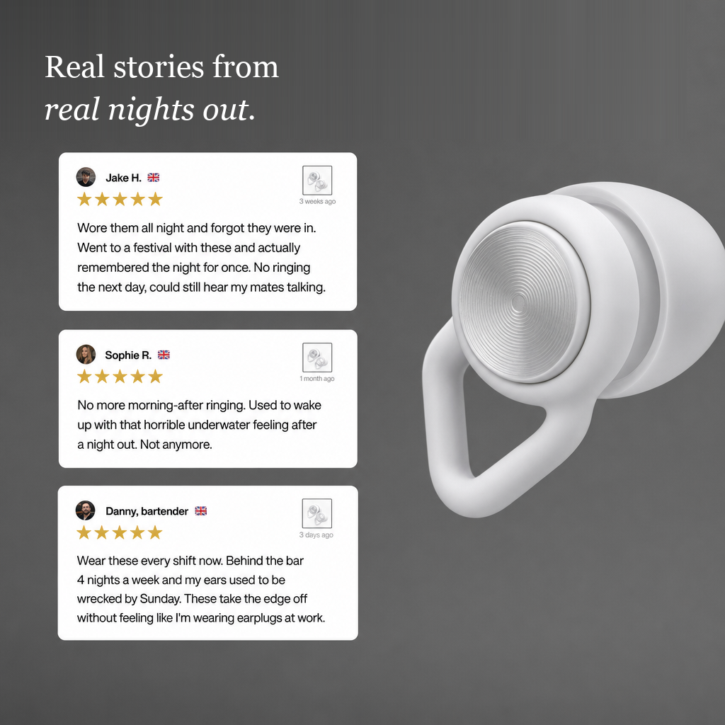 Silencz Earplugs Frost White