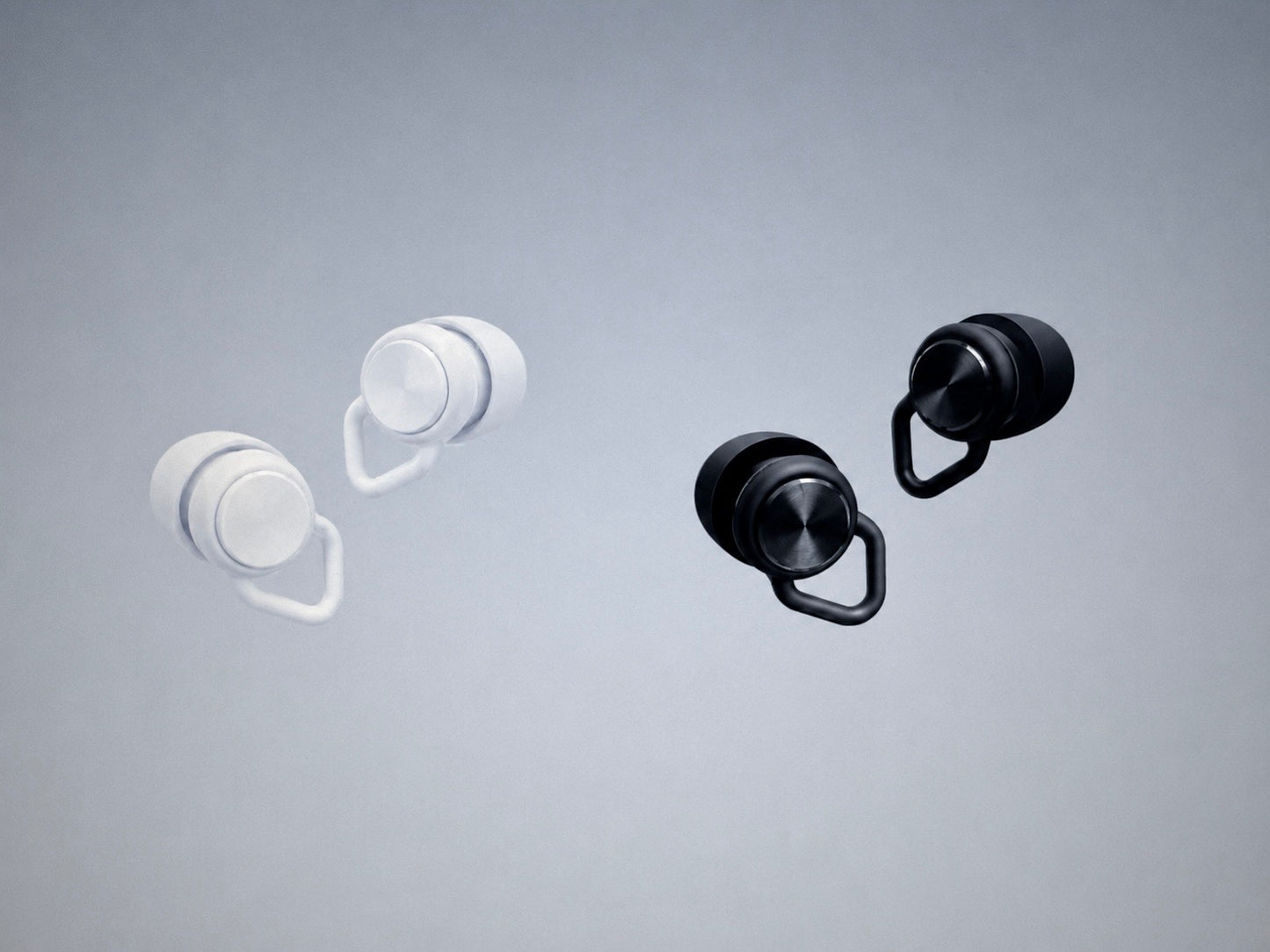 Silencz Concert Earplugs Twin Pack – Midnight Black and Frost White
