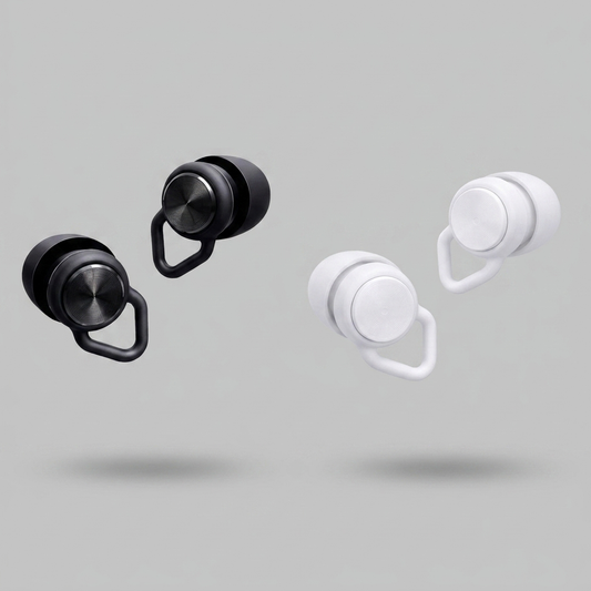 Concert Earplugs Twin Pack – High-Fidelity Hearing Protection | Black & White
