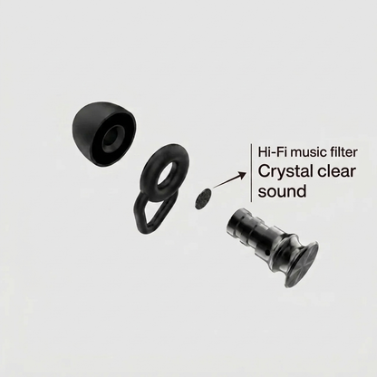 Concert Earplugs Midnight Black