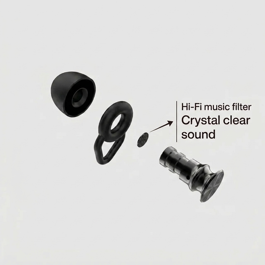 Concert Earplugs Midnight Black