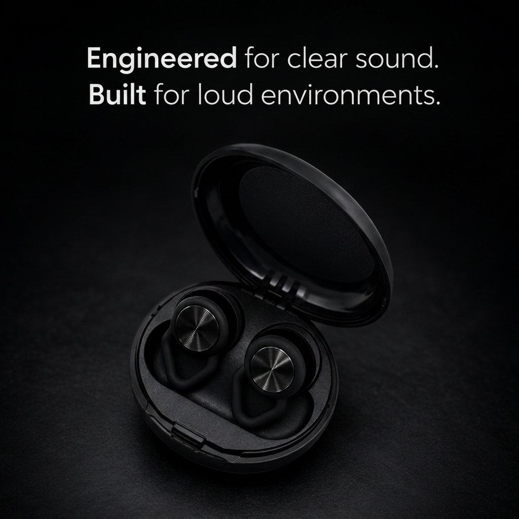 Concert Earplugs Midnight Black