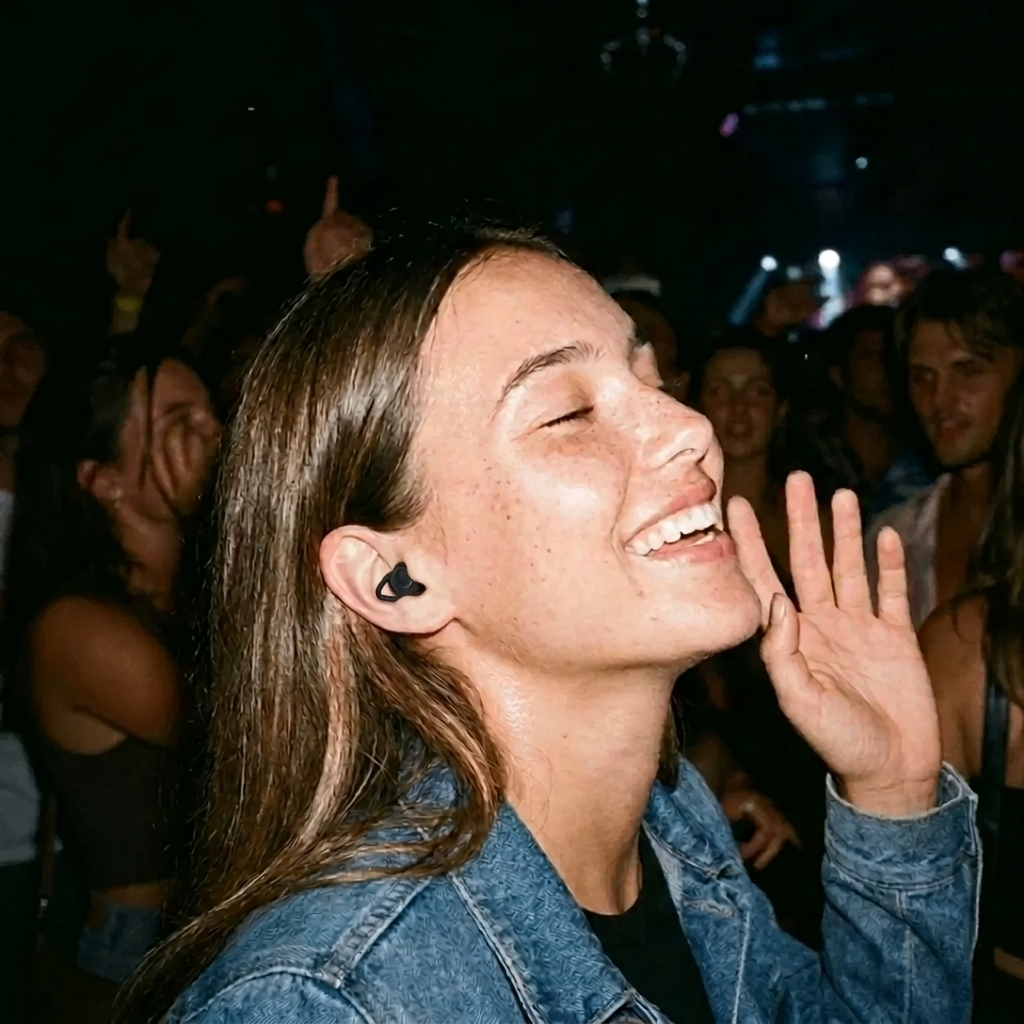 Concert Earplugs Midnight Black