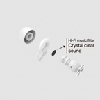 Silencz Earplugs Frost White