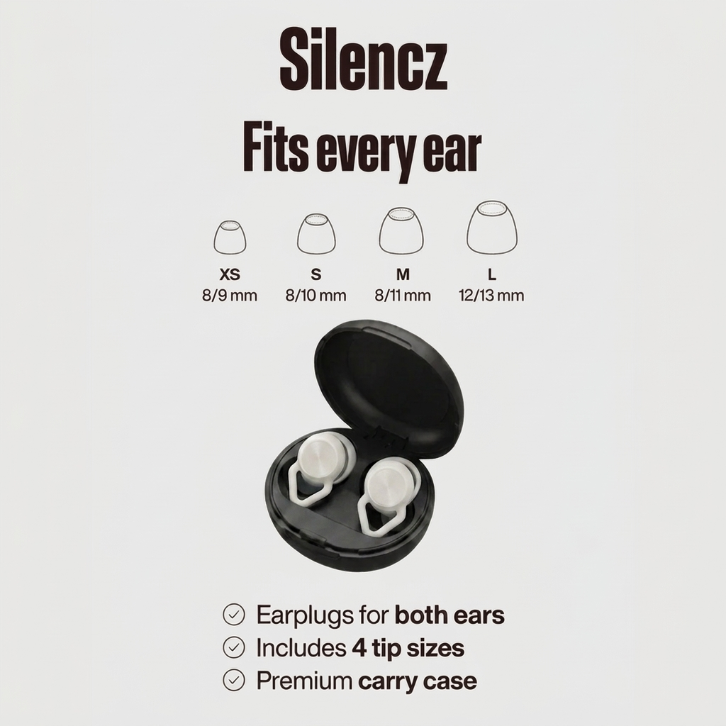 Concert Earplugs Frost White