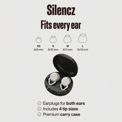 Concert Earplugs Frost White